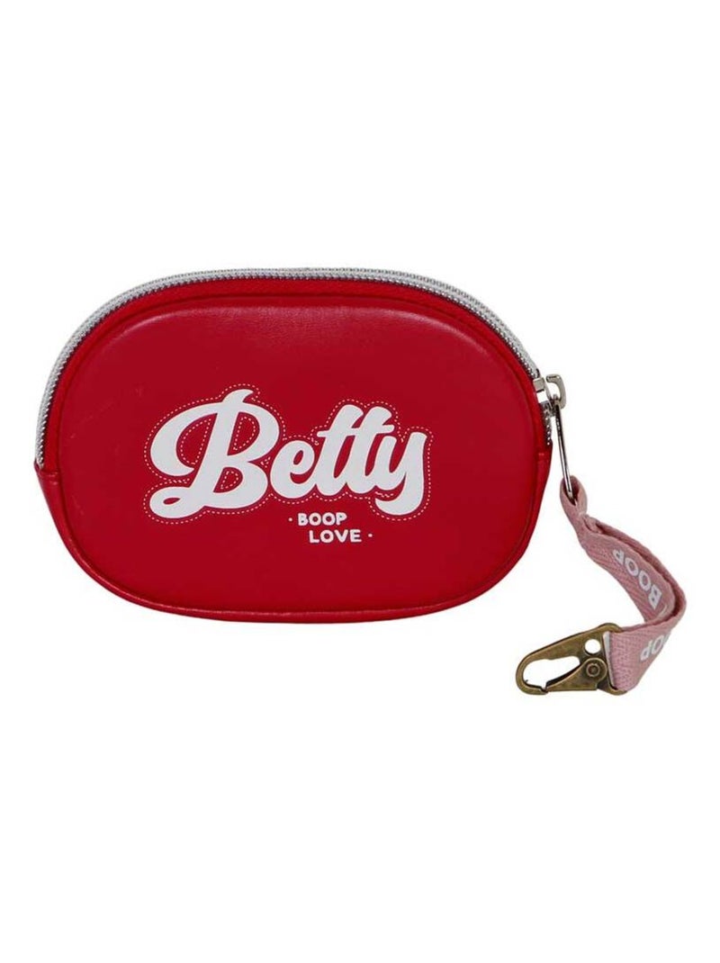 Porte-monnaie Pill - Betty Boop Varsity - Bordeaux - Taille Unique Bordeaux - Kiabi