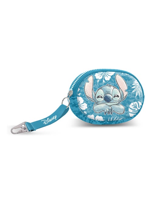Porte-monnaie Pill - Disney Lilo et Stitch Aloha - Bleu - Taille Unique - Kiabi