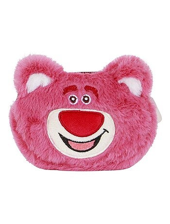 Porte-monnaie Pill Plush - Disney Ours Lotso Strawberry - Rose - Taille Unique