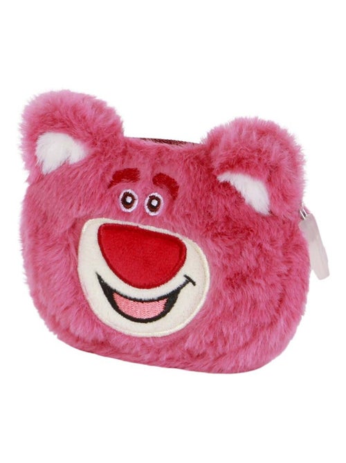 Porte-monnaie Pill Plush - Disney Ours Lotso Strawberry - Rose - Taille Unique - Kiabi
