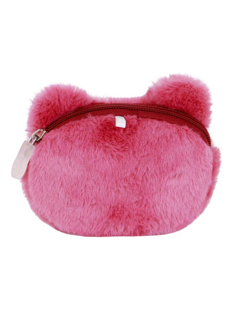 Porte-monnaie Pill Plush - Disney Ours Lotso Strawberry - Rose - Taille Unique Rose - Kiabi
