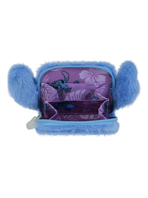 Porte-monnaie Plush - Disney Lilo et Stitch Heart - Bleu - Taille Unique - Kiabi