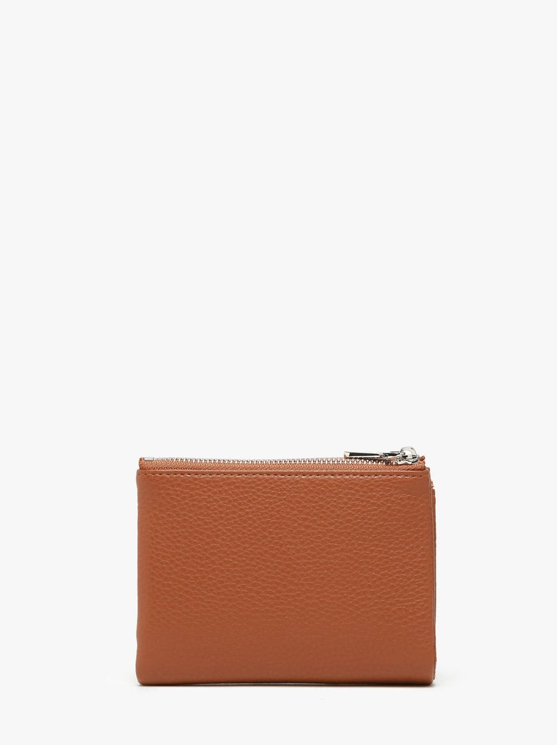 Porte-monnaie Porte-cartes Miniprix Toile Enduite Camel - Kiabi
