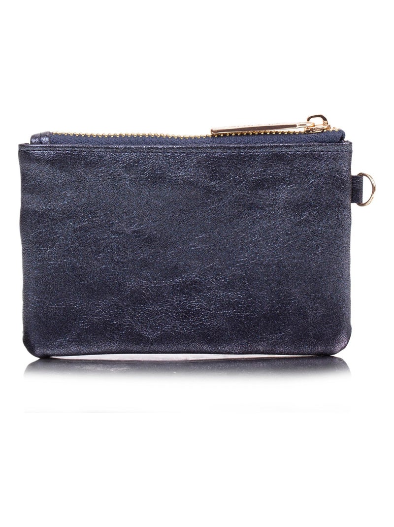 Porte-monnaie protection rfid anti-piratage de carte femme Isotoner Bleu marine - Kiabi