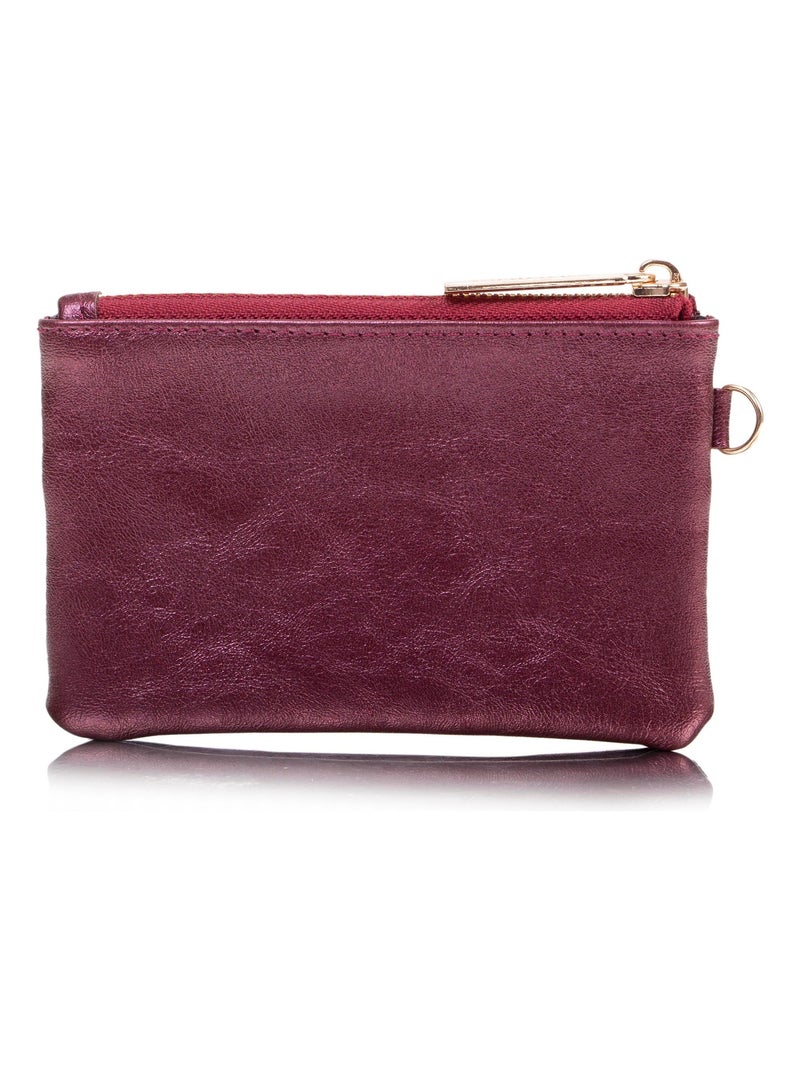 Porte-monnaie protection rfid anti-piratage de carte femme Isotoner Rouge tomate - Kiabi
