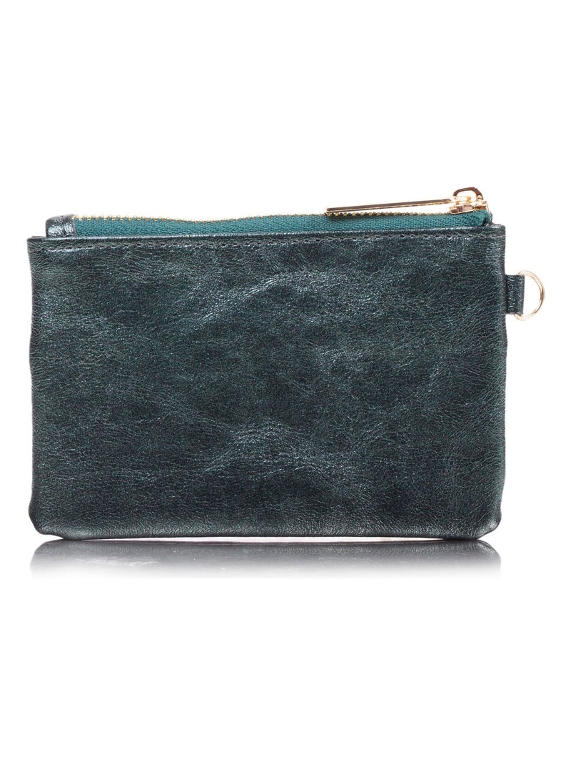 Porte-monnaie protection rfid anti-piratage de carte femme Isotoner Vert - Kiabi