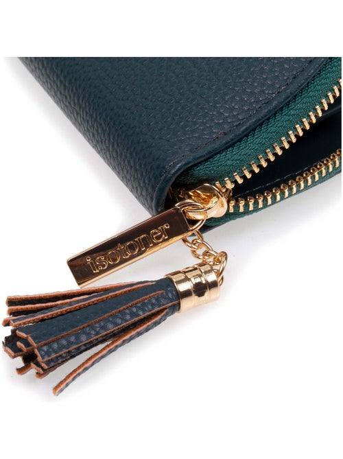 Porte-monnaie protection rfid anti-piratage de carte femme Isotoner - Kiabi