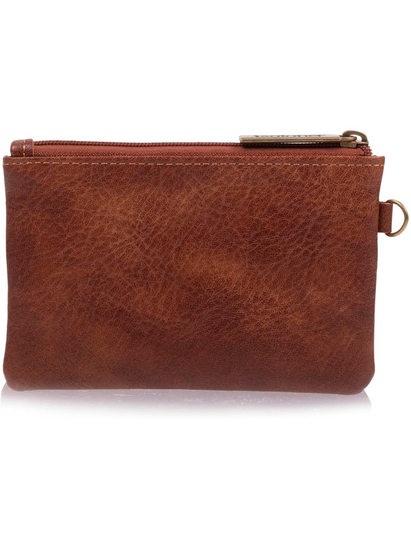 Porte-monnaie protection rfid anti-piratage de carte homme Camel - Kiabi