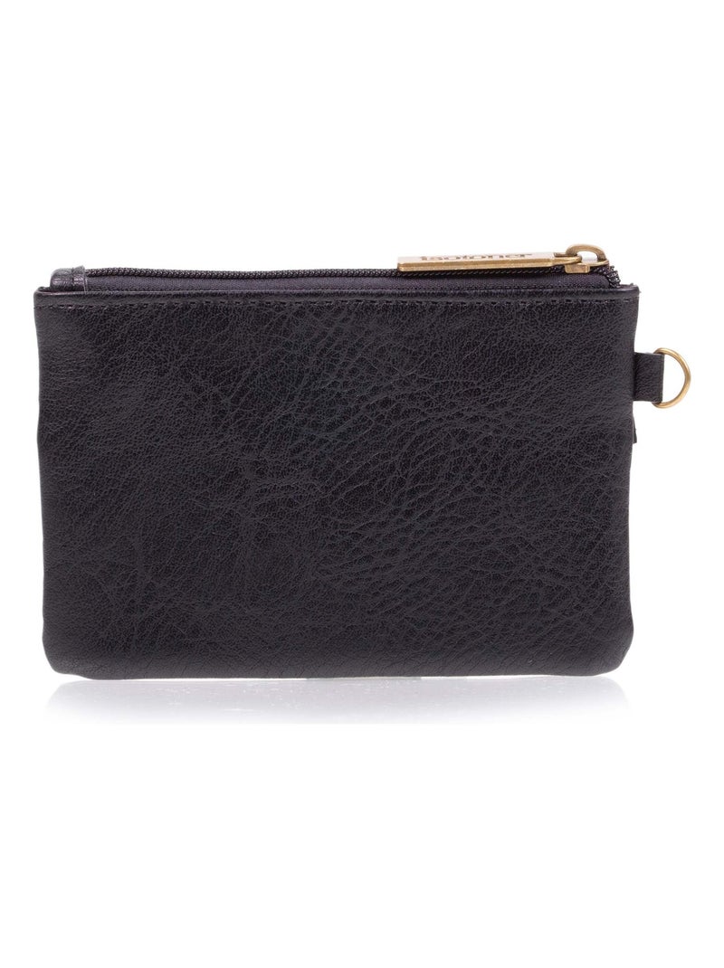 Porte-monnaie protection rfid anti-piratage de carte homme Isotoner Noir - Kiabi