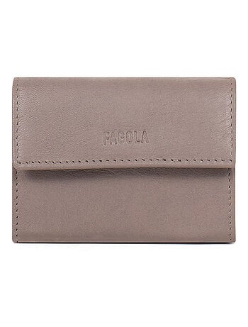 Porte-monnaie RFID Cuir FAGOLA Émy | FAGOLA