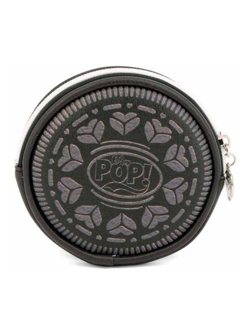 Porte-monnaie Rond - Oh My Pop! Black Cookie - Brun - Taille Unique - Kiabi