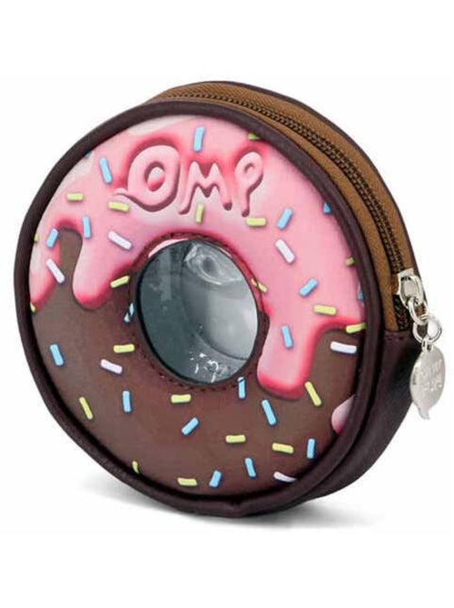 Porte-monnaie Rond - Oh My Pop! Choconut - Brun - Taille Unique - Kiabi