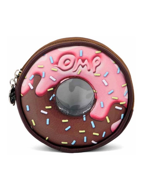 Porte-monnaie Rond - Oh My Pop! Choconut - Brun - Taille Unique - Kiabi