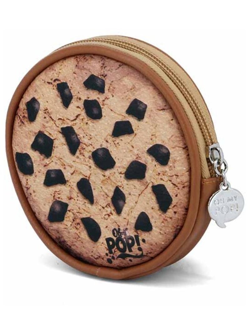 Porte-monnaie Rond - Oh My Pop! Cookies - Brun - Taille Unique Marron - Kiabi