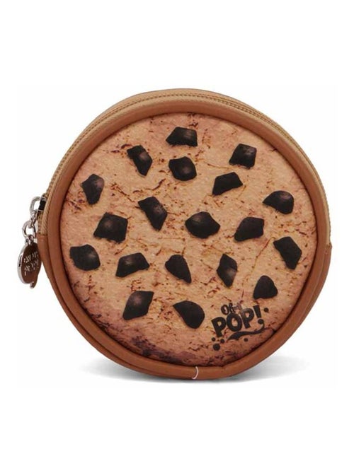 Porte-monnaie Rond - Oh My Pop! Cookies - Brun - Taille Unique - Kiabi