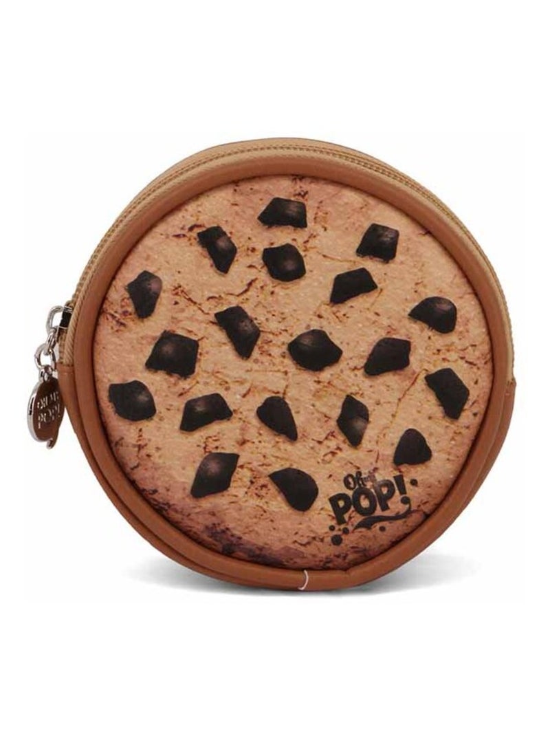 Porte-monnaie Rond - Oh My Pop! Cookies - Brun - Taille Unique Marron - Kiabi