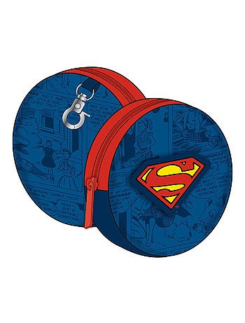 Porte Monnaie Rond - Superman - 9x9x2 cm