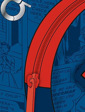Porte Monnaie Rond - Superman - 9x9x2 cm
