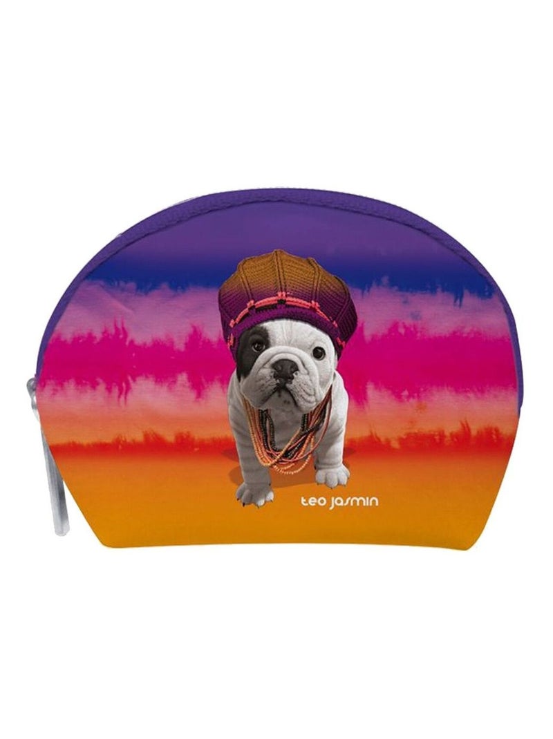 Porte monnaie Téo Marley Orange Multicolore - Kiabi