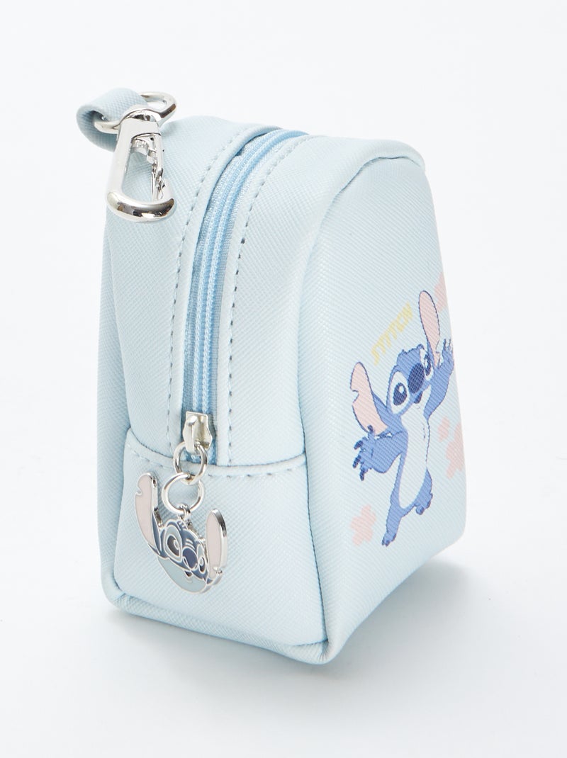 Porte monnaie zippé 'Stitch' 'Disney' BLEU - Kiabi