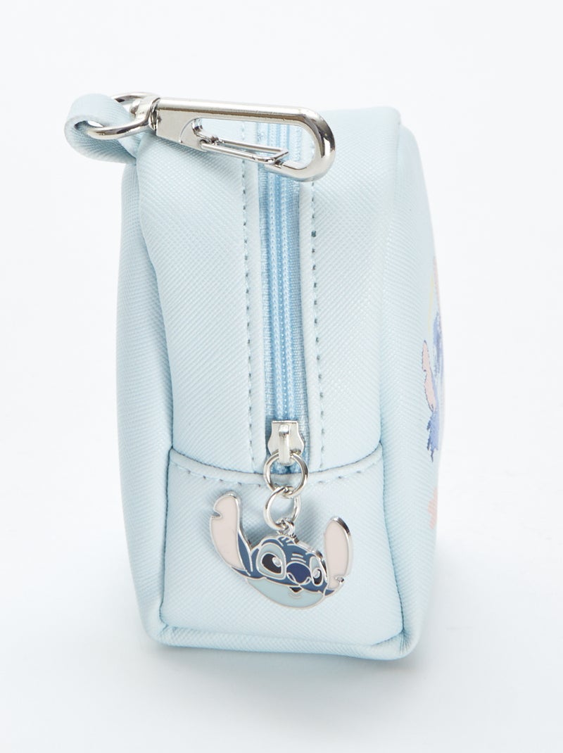 Porte monnaie zippé 'Stitch' 'Disney' BLEU - Kiabi
