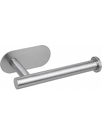 Porte papier wc adhésif mural pour salle de bain ou toilettes, sans perçage - vivezen