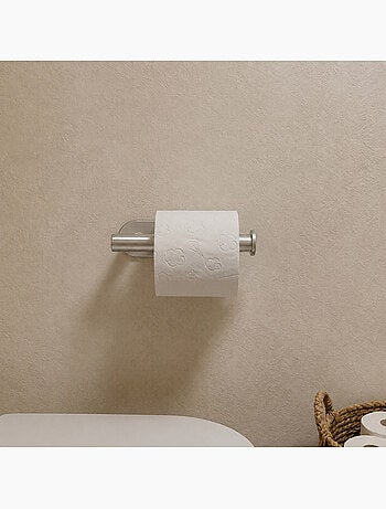 Porte papier wc adhésif mural pour salle de bain ou toilettes, sans perçage - vivezen