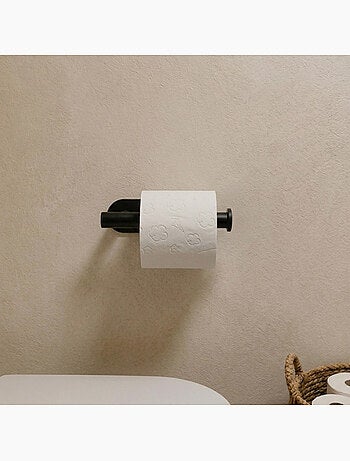 Porte papier wc adhésif mural pour salle de bain ou toilettes, sans perçage - vivezen
