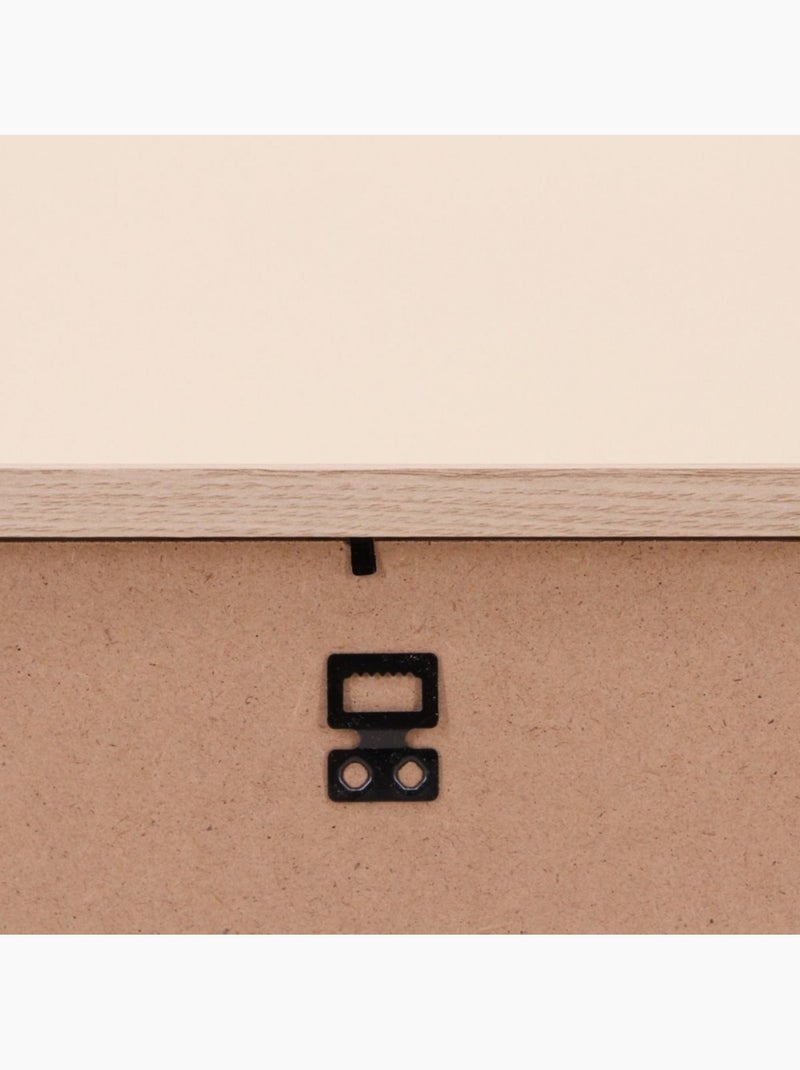 Porte photo en rotin 22x22cm Beige - Kiabi