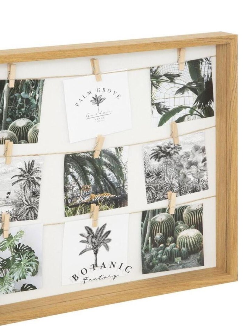 Porte photo MDF Bota 40x40 cm Beige - Kiabi
