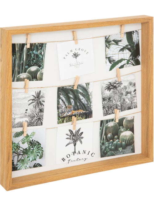 Porte-photos en bois 9 photos SIAM - Kiabi