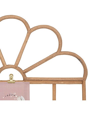 Porte-photos enfant rotin forme romantique COLETTE