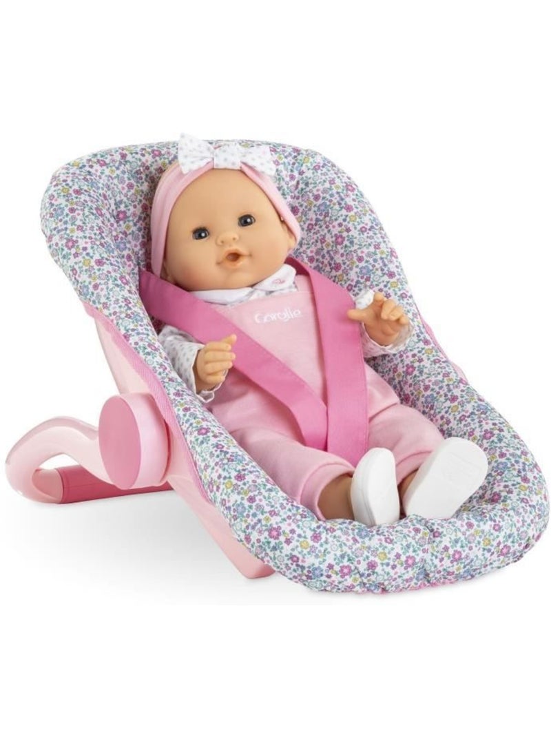 Porte-poupon floral pour poupon de 36 et 42 cm Rose - Kiabi