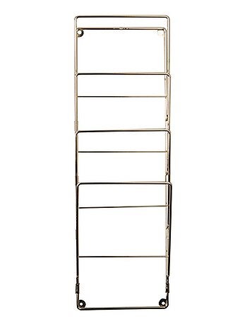 Porte-Revues mural élégant en acier