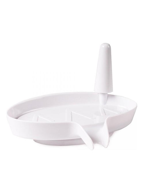 Porte Savon Blanc Avec Support Bagues - Kiabi