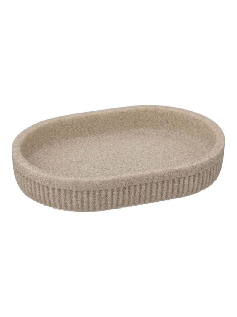 Porte savon & Distributeur de savon - Atmosphera Beige chiné - Kiabi
