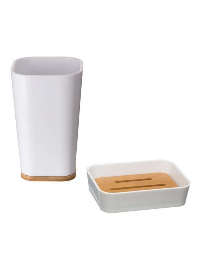 Porte savon & Distributeur de savon - Atmosphera Blanc - Kiabi