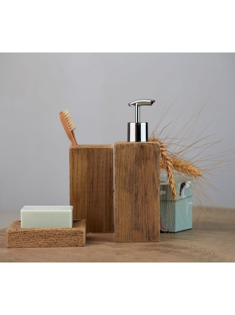 Porte savon effet bois MARLA Marron - Kiabi