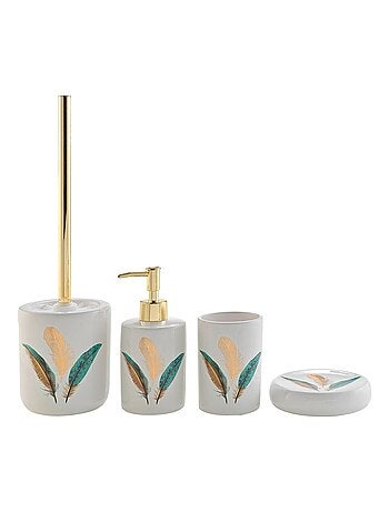 Porte savon en ceramique 11 x 2.4 cm Plumiss