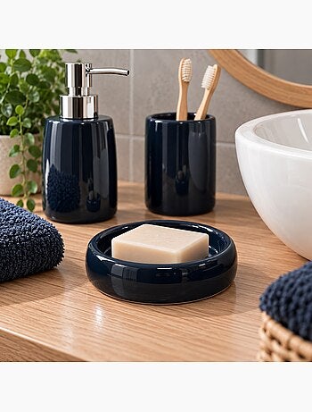 Porte savon en ceramique bulle