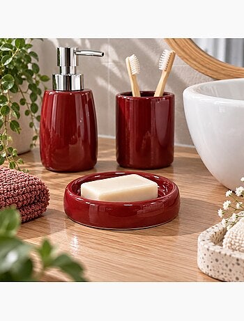 Porte savon en ceramique bulle
