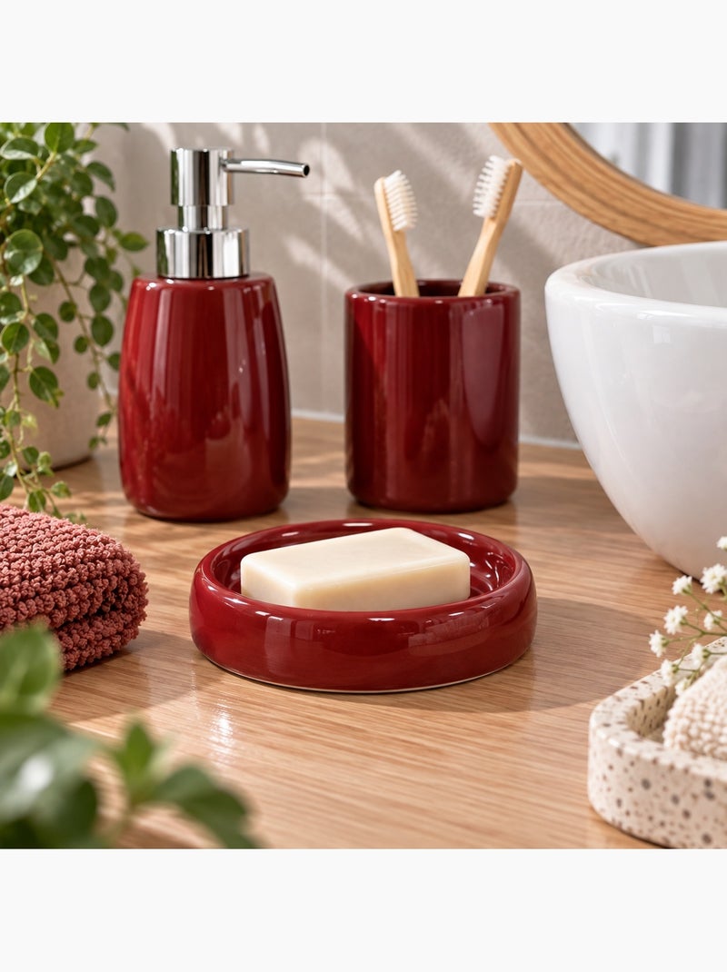 Porte savon en ceramique bulle Framboise - Kiabi
