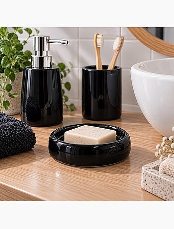 Porte savon en ceramique bulle
