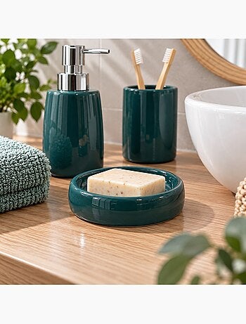 Porte savon en ceramique bulle