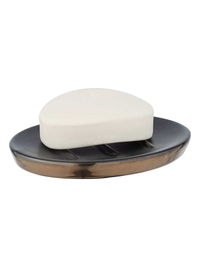 Porte-savon en céramique finition mate BRANDOL Noir - Kiabi