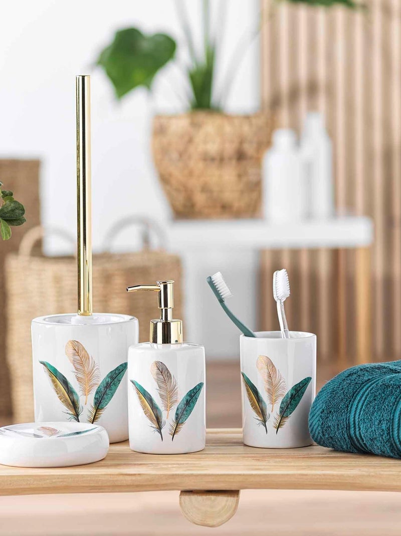 Porte savon en ceramique Plumiss Blanc - Kiabi