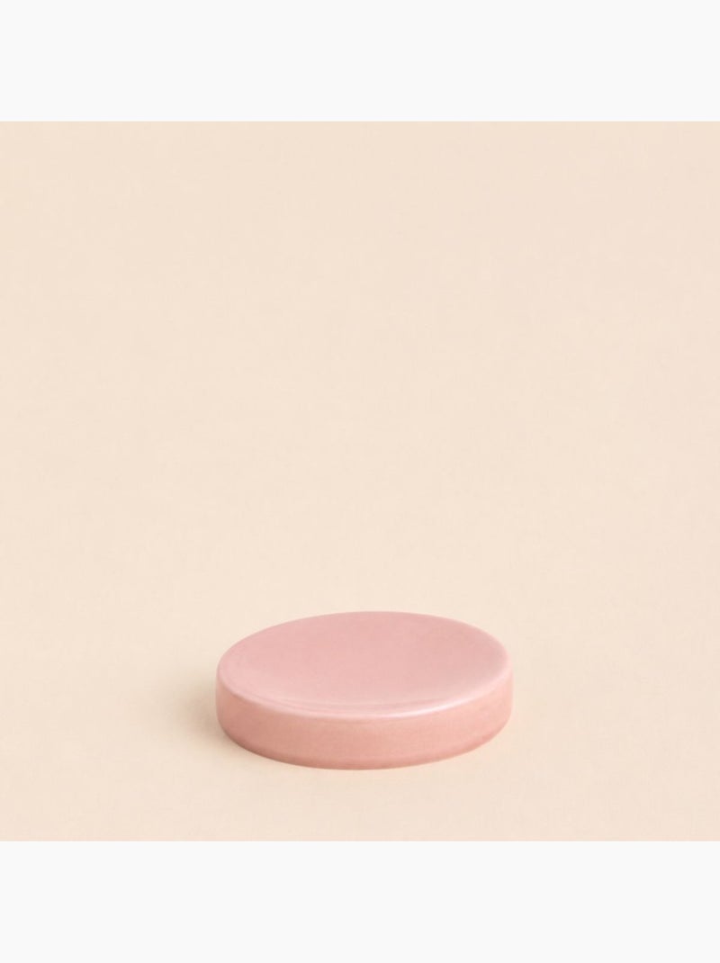 Porte savon en céramique rose effect craquelé Rose - Kiabi
