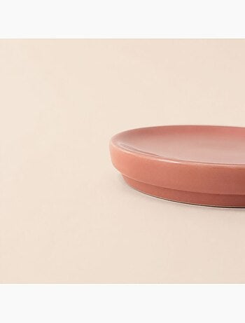 Porte savon en céramique terracotta