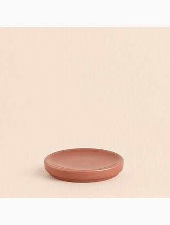 Porte savon en céramique terracotta