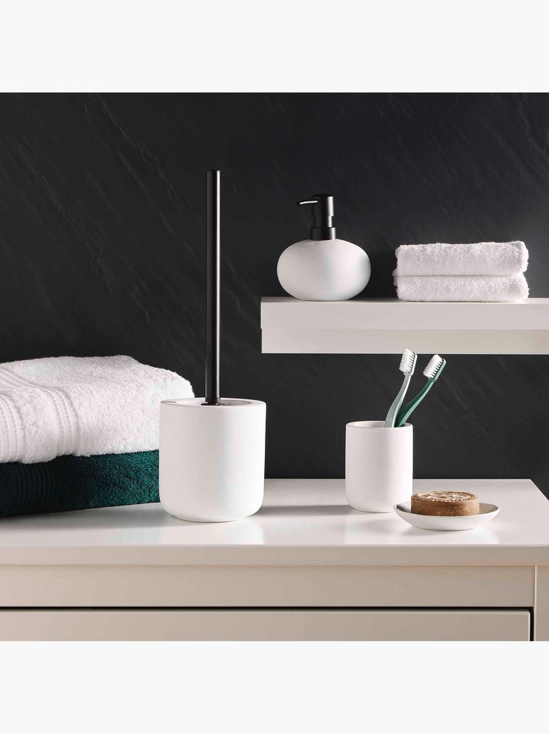 Porte savon en gres Mambo Blanc - Kiabi